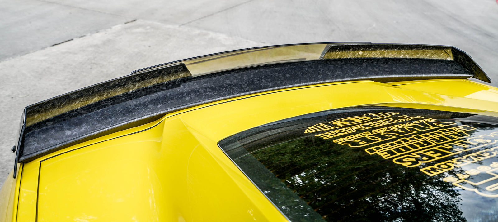 C7 Corvette Forged Carbon Fiber DCA56 Rear Spoiler - view 2