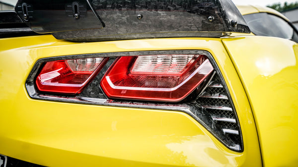 C7 Corvette Forged Carbon Fiber LG207 Tail Light Bezels