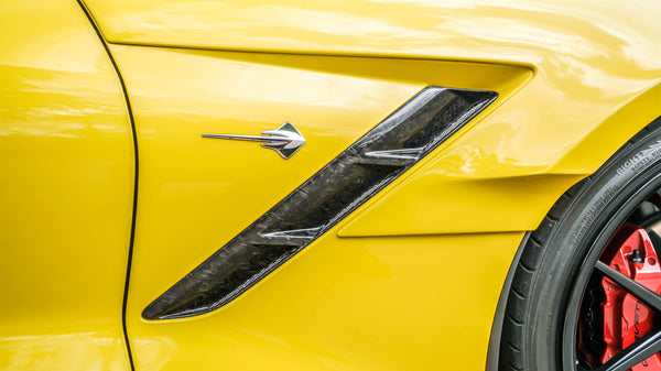C7 Corvette Forged Carbon Fiber LG215 Fender Vents
