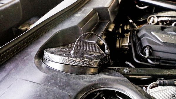 C8 Corvette Carbon Fiber LG560 Strut Tower Covers - view 2