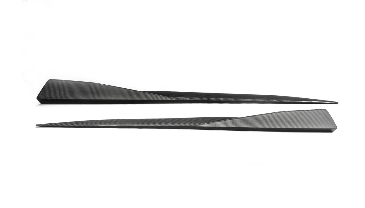 C8 Corvette Carbon Fiber XR13 Side Skirt Covers