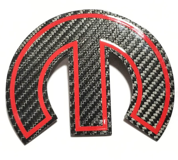 LG420 Carbon Fiber Mopar Emblem