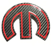 LG420 Carbon Fiber Mopar Emblem