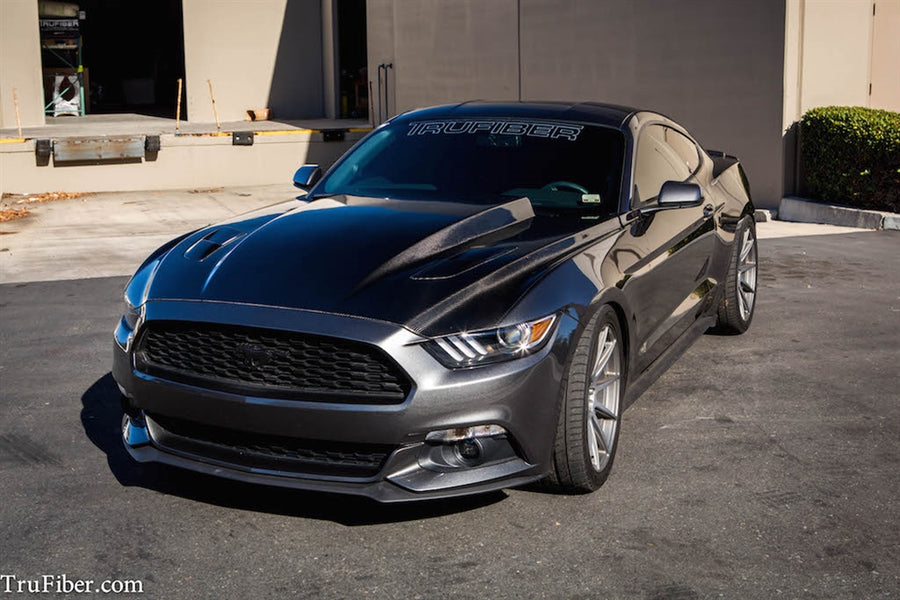 2015-2017 Mustang Carbon Fiber A49-3 Hood