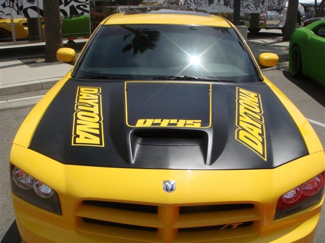 2005-2010 Charger Fiberglass A23 Ram Air Hood