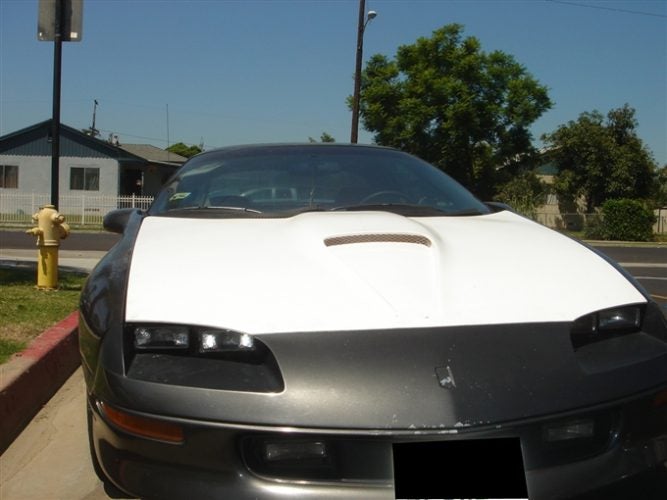 Overstock 1993-1997 Camaro Fiberglass A11 Hood (V6) - TRUFIBER.COM