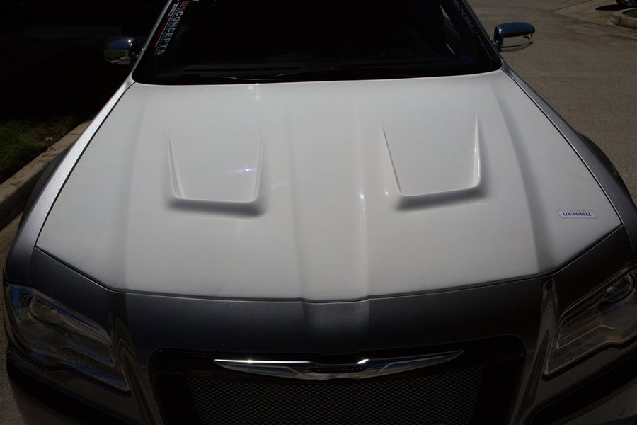 Overstock 2011-2013 300 Fiberglass A71 Heat Extractor Hood - TRUFIBER.COM