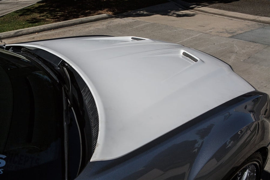 Overstock 2011-2013 300 Fiberglass A71 Heat Extractor Hood - TRUFIBER.COM