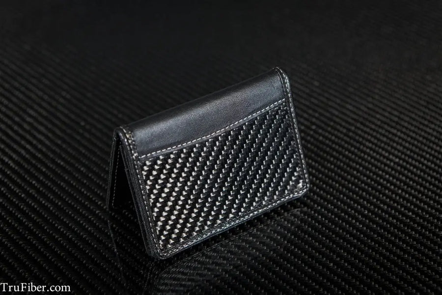 Trucarbon Carbon Fiber & Leather Cards Holder (exclusive) - TRUFIBER.COM