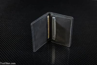 Trucarbon Carbon Fiber & Leather Cards Holder (exclusive) - TRUFIBER.COM
