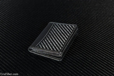 Trucarbon Carbon Fiber & Leather Cards Holder (exclusive) - TRUFIBER.COM