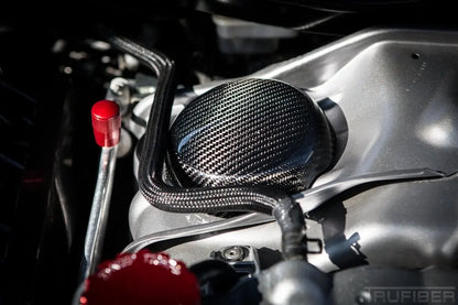 CLEARANCE 2005-2013 Charger, Magnum, 300 Carbon Fiber LG75 Strut Tower Covers - TRUFIBER.COM