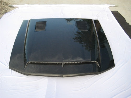 2005-2009 Mustang GT500 Carbon Fiber A53KR Ram Air Hood