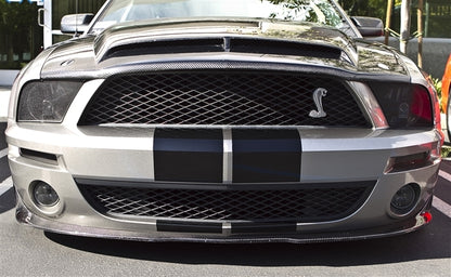 2005-2009 Mustang GT500 Carbon Fiber LG104KR Chin Spoiler (fits GT500 front fascia)