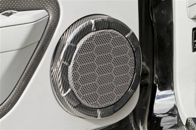 2005-2009 Mustang Carbon Fiber LG106 Speaker Rings