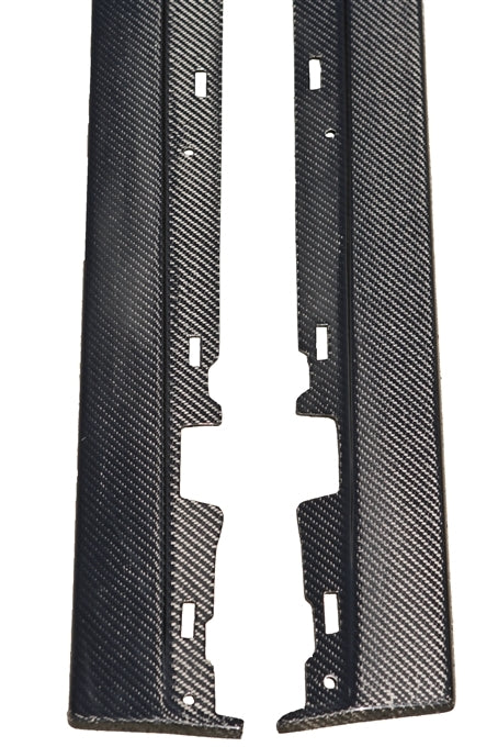 2005-2009 Mustang Carbon Fiber LG109 Side Skirt Splitters