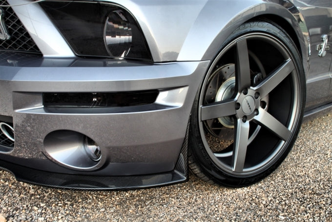 2005-2009 Mustang GT500 Carbon Fiber LG31KR Chin Spoiler (fits GT500 front fascia)