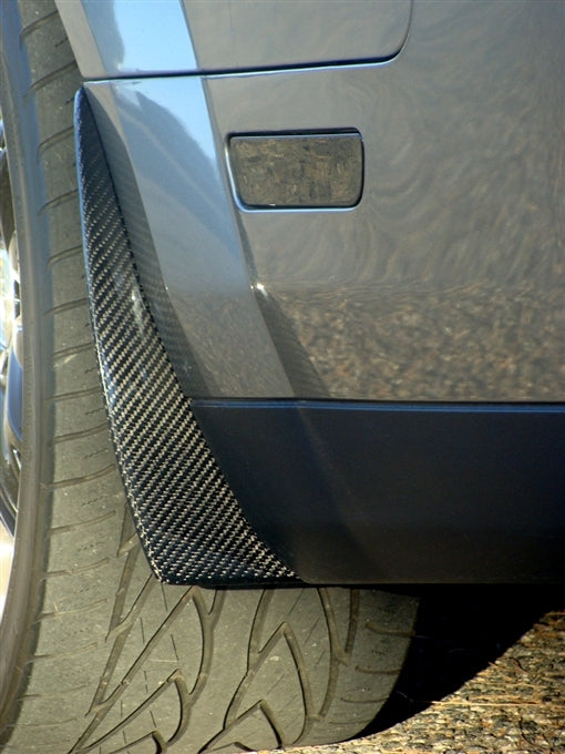 2005-2009 Mustang Carbon Fiber LG52 Rear Splash Guards