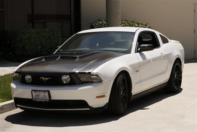 2010-2012 Mustang Carbon Fiber A42 Ram Air Hood vendor-unknown