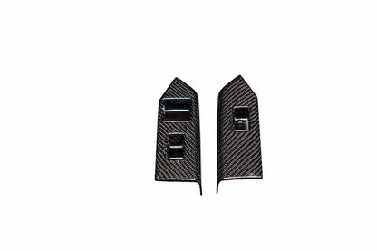 2010-2014 Mustang CONVERTIBLE Carbon Fiber LG126 Window Switch Bezels