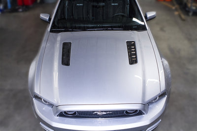 2013-2014 Mustang GT Carbon Fiber LG142 Hood Vents