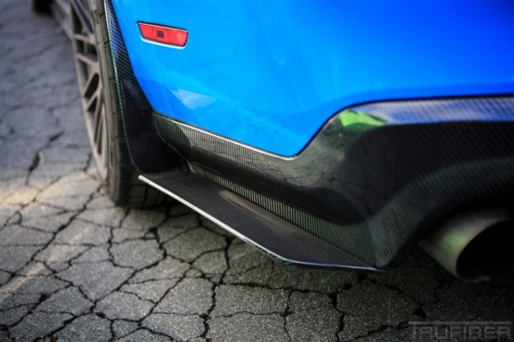 2010-2014 Mustang Carbon Fiber LG56 Rear Diffuser Splitters