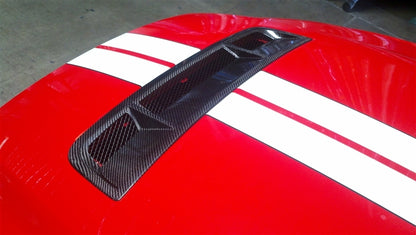 2010-2014 Mustang GT500 Carbon Fiber LG77KR Hood Vent