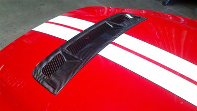 2010-2014 Mustang GT500 Carbon Fiber LG77KR Hood Vent