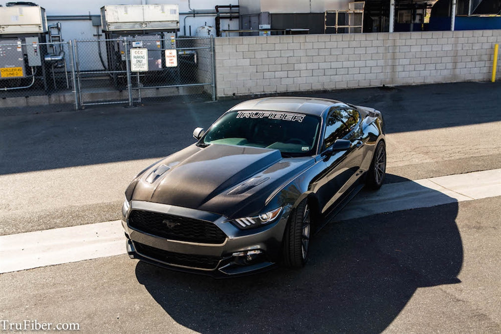 2015-2017 Mustang Carbon Fiber A49-3 Hood