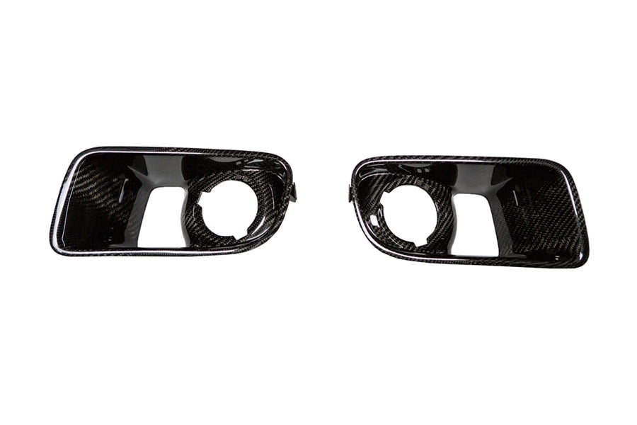 CLEARANCE 2011-2013 Charger SRT-8 Carbon Fiber LG165 Fog Light Bezels - TRUFIBER.COM