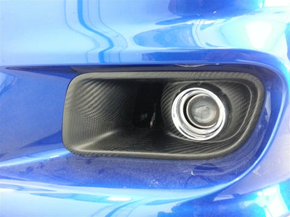 CLEARANCE 2011-2013 Charger SRT-8 Carbon Fiber LG165 Fog Light Bezels - TRUFIBER.COM
