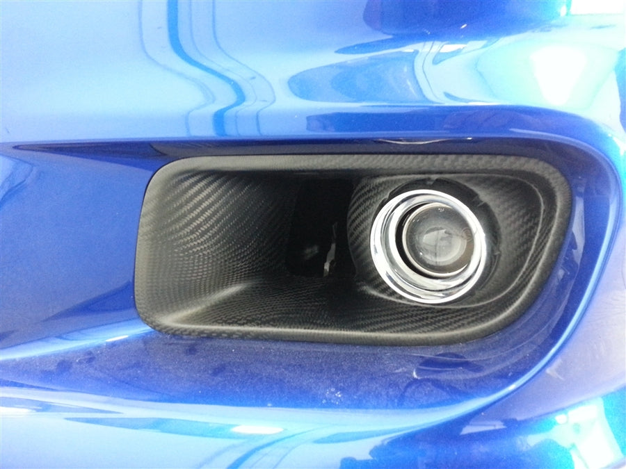 CLEARANCE 2011-2013 Charger SRT-8 Carbon Fiber LG165 Fog Light Bezels - TRUFIBER.COM