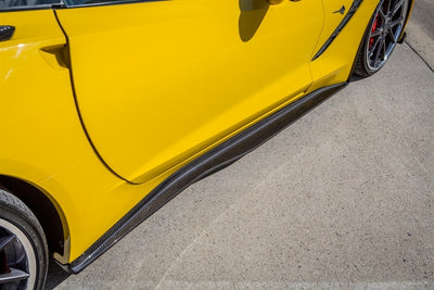 C7 Corvette Carbon Fiber LG214-AC Side Skirts - TRUFIBER.COM