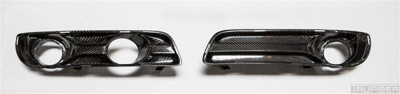 CLEARANCE 2011-2013 300 Carbon Fiber LG132 Fog Light Bezels (Not for SRT-8) - TRUFIBER.COM