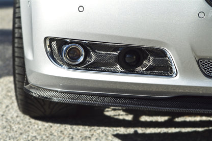 CLEARANCE 2011-2013 300 Carbon Fiber LG132 Fog Light Bezels (Not for SRT-8) - TRUFIBER.COM
