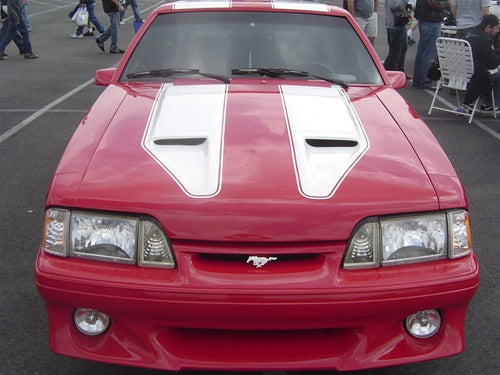 1987-1993 Mustang Fiberglass A29 Heat Extractor Hood-TRUFIBER.COM