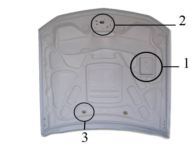 2005-2009 Mustang Fiberglass A39 Ram Air Hood