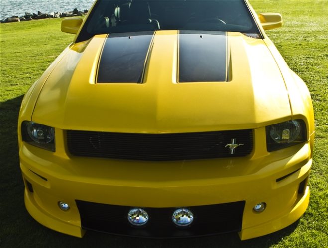2005-2009 Mustang Fiberglass A45 Heat Extractor Hood