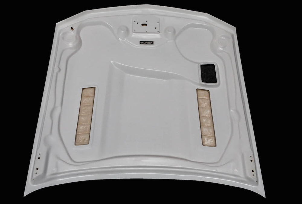 2005-2009 Mustang Fiberglass A61 Ram Air Hood