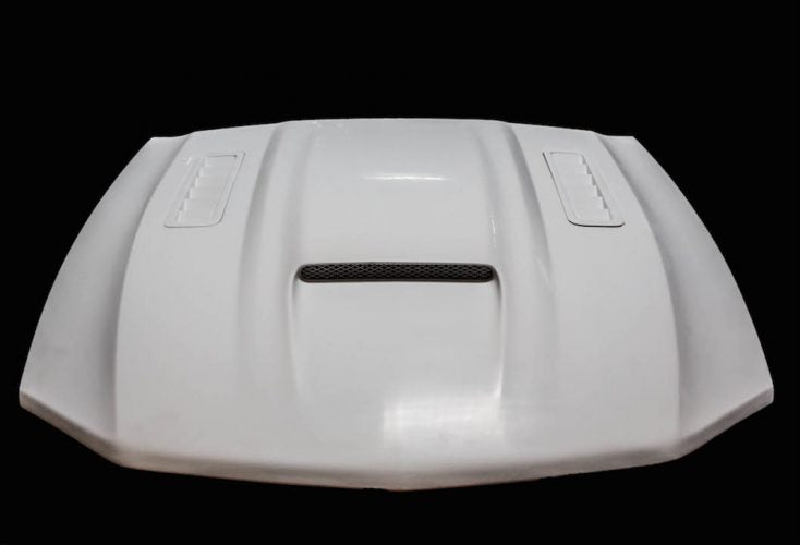 2010-2012 Mustang Fiberglass A61 Ram Air Hood