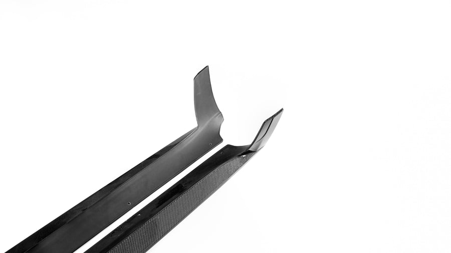 Tesla Model 3 Carbon Fiber XR15-C Side Skirts - view 2