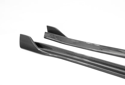 Tesla Model 3 Carbon Fiber XR16-C Side Skirts - view 2