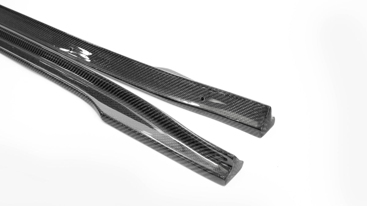 Tesla Model 3 Carbon Fiber XR16-C Side Skirts - view 4