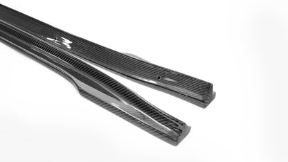 Tesla Model 3 Carbon Fiber XR16-C Side Skirts - view 4