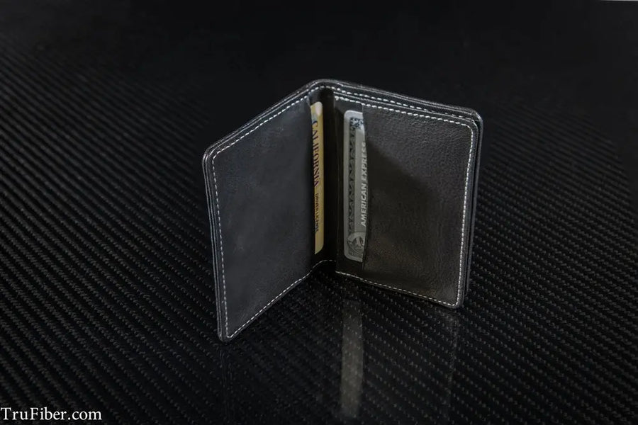 Trucarbon Carbon Fiber & Leather Cards Holder - view 2