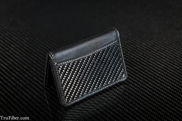 Trucarbon Carbon Fiber & Leather Cards Holder
